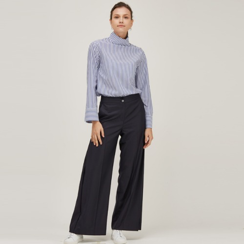 [20%] STRIGHT FIT SIDE WIDE PANTS [NY]